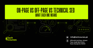 On-Page vs Off-Page vs Technical SEO